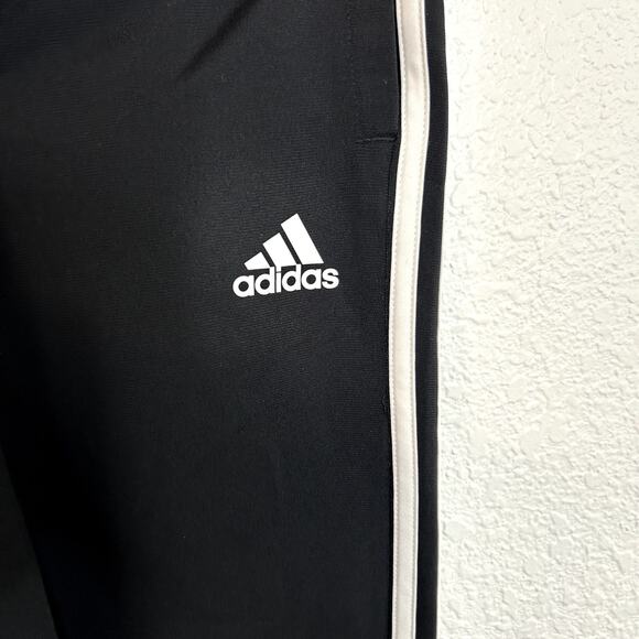 Adidas Classic Three Stripe Jogger Sweatpant Womens Size Medium Black White - Picture 3 of 4